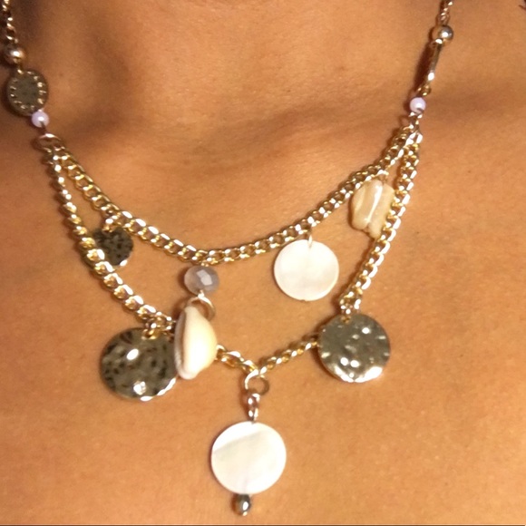 Handmade boho chic necklace - Picture 3 of 3